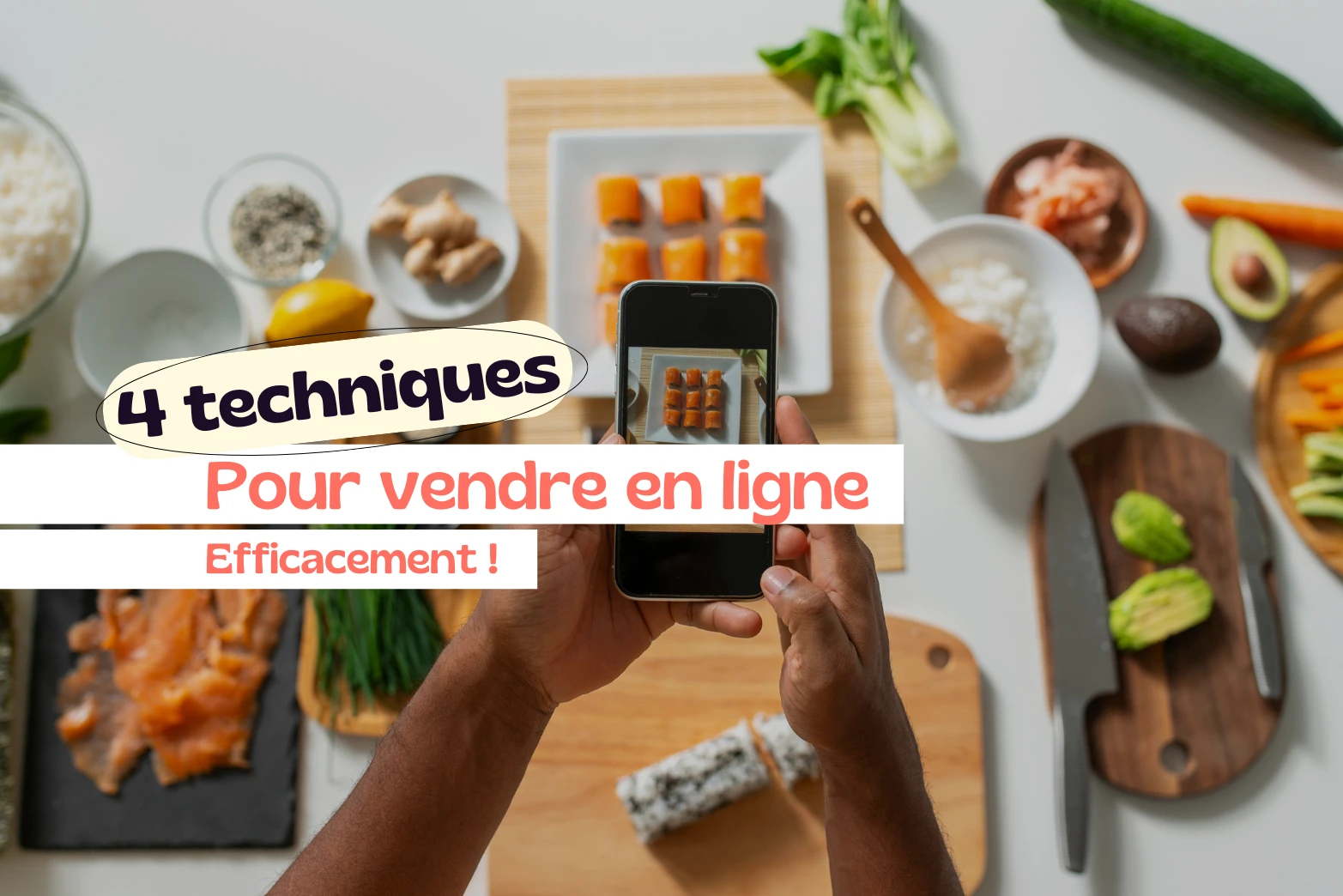 Image illustrant la vente en ligne de nourriture