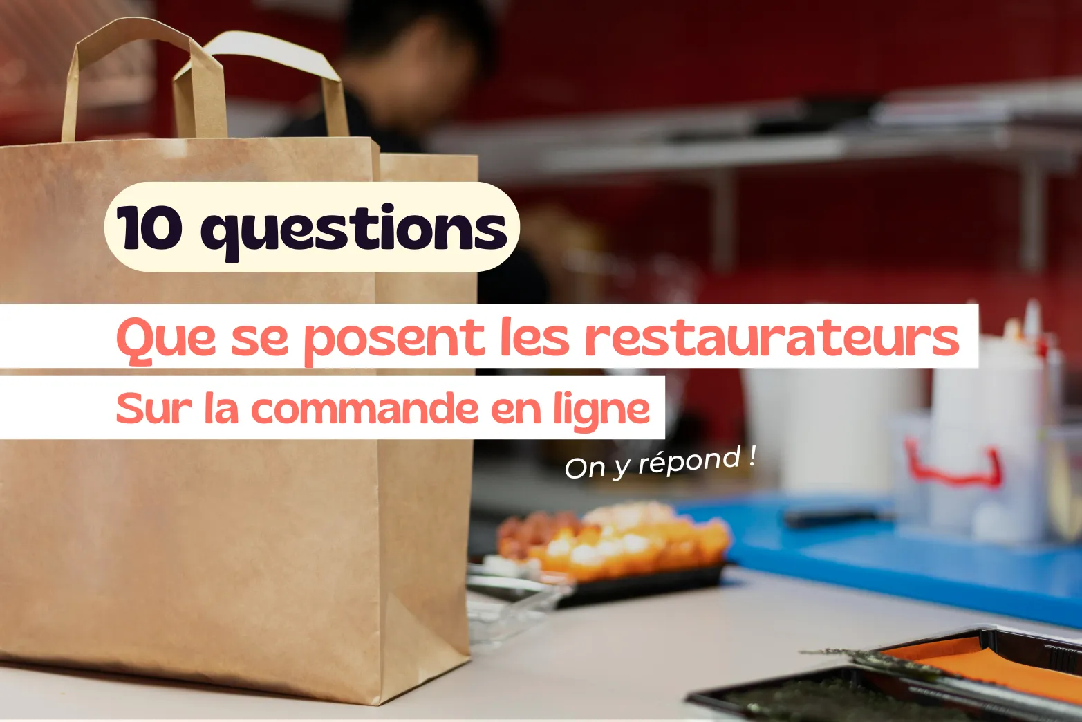 Image représentant une vente à emporter dans un restaurant