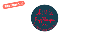 logo dems pizza