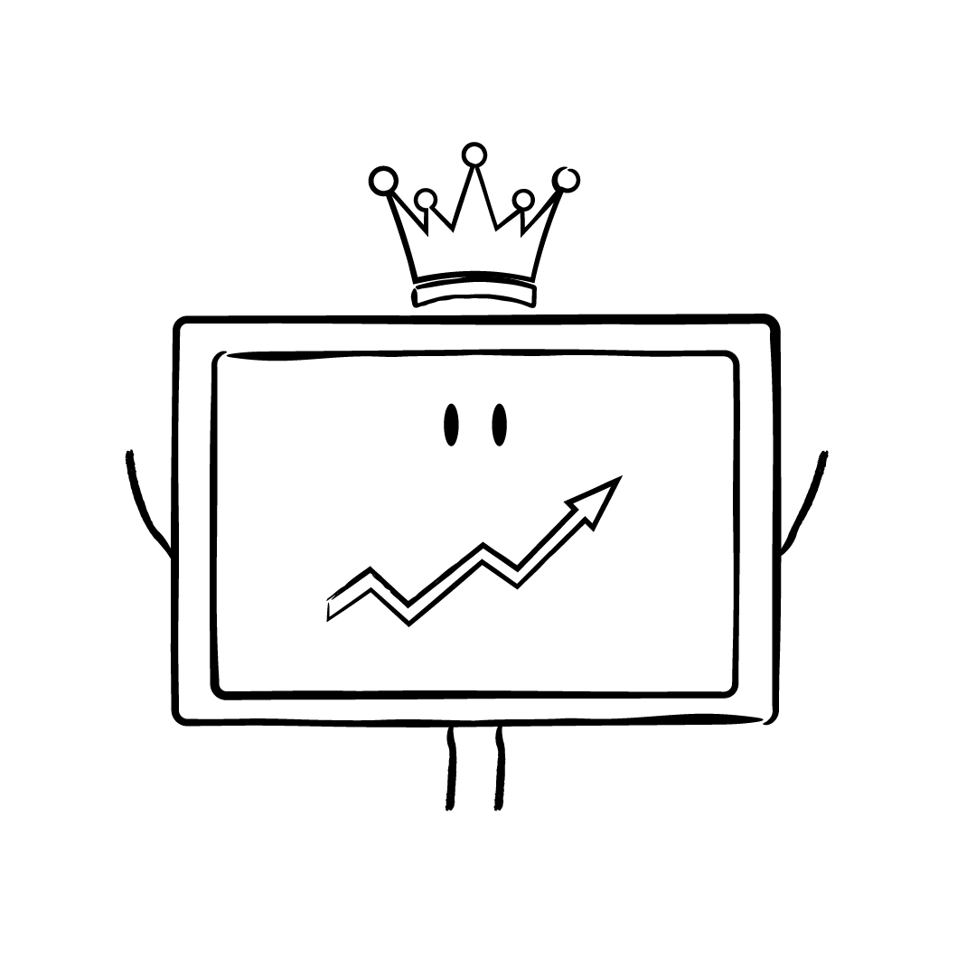Illustration d'une tablette avec un logo augmentation pour montrer qu'on peut développer son activité avec un système de commande en ligne