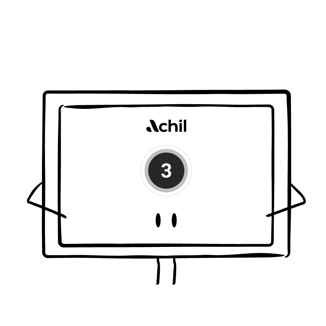 illustration d'une tablette qui reçoit 3 commandes en ligne