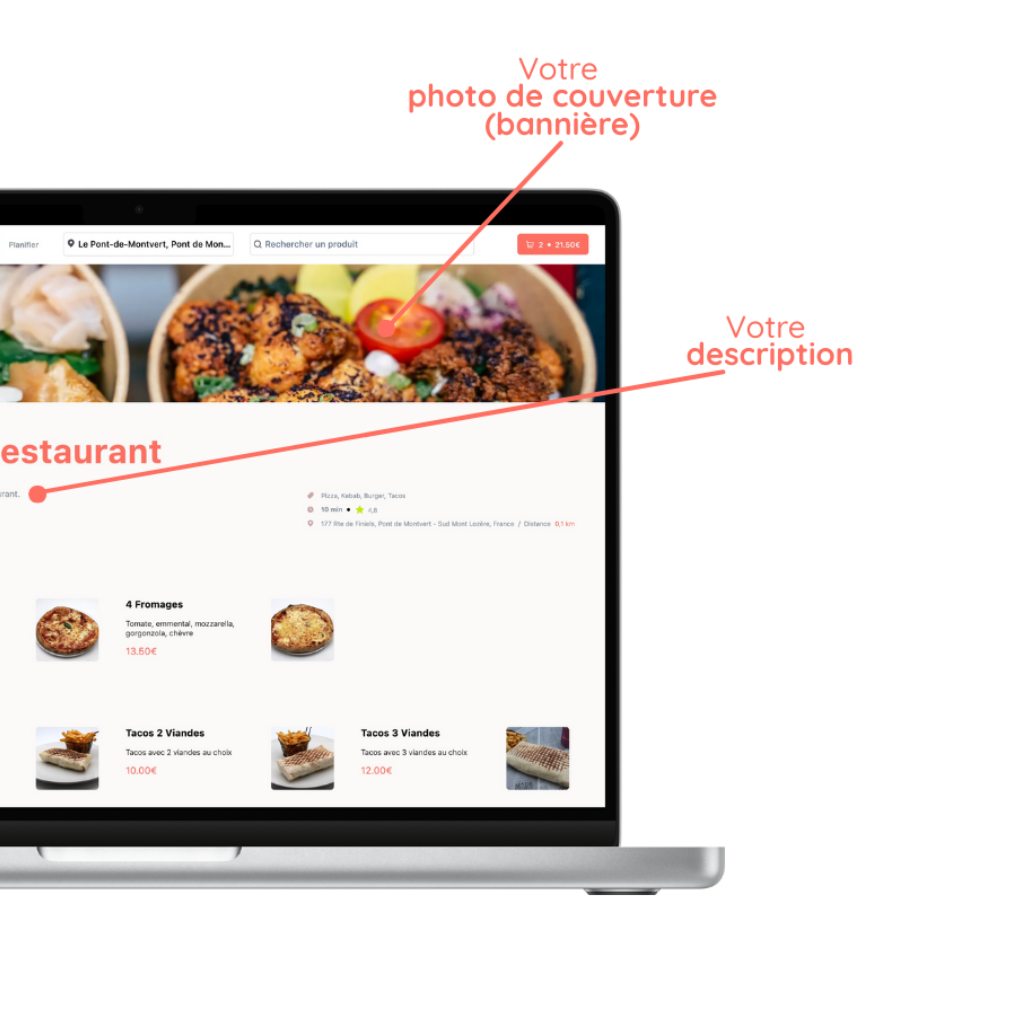 personaliser la boutique en ligne de son restaurant-2