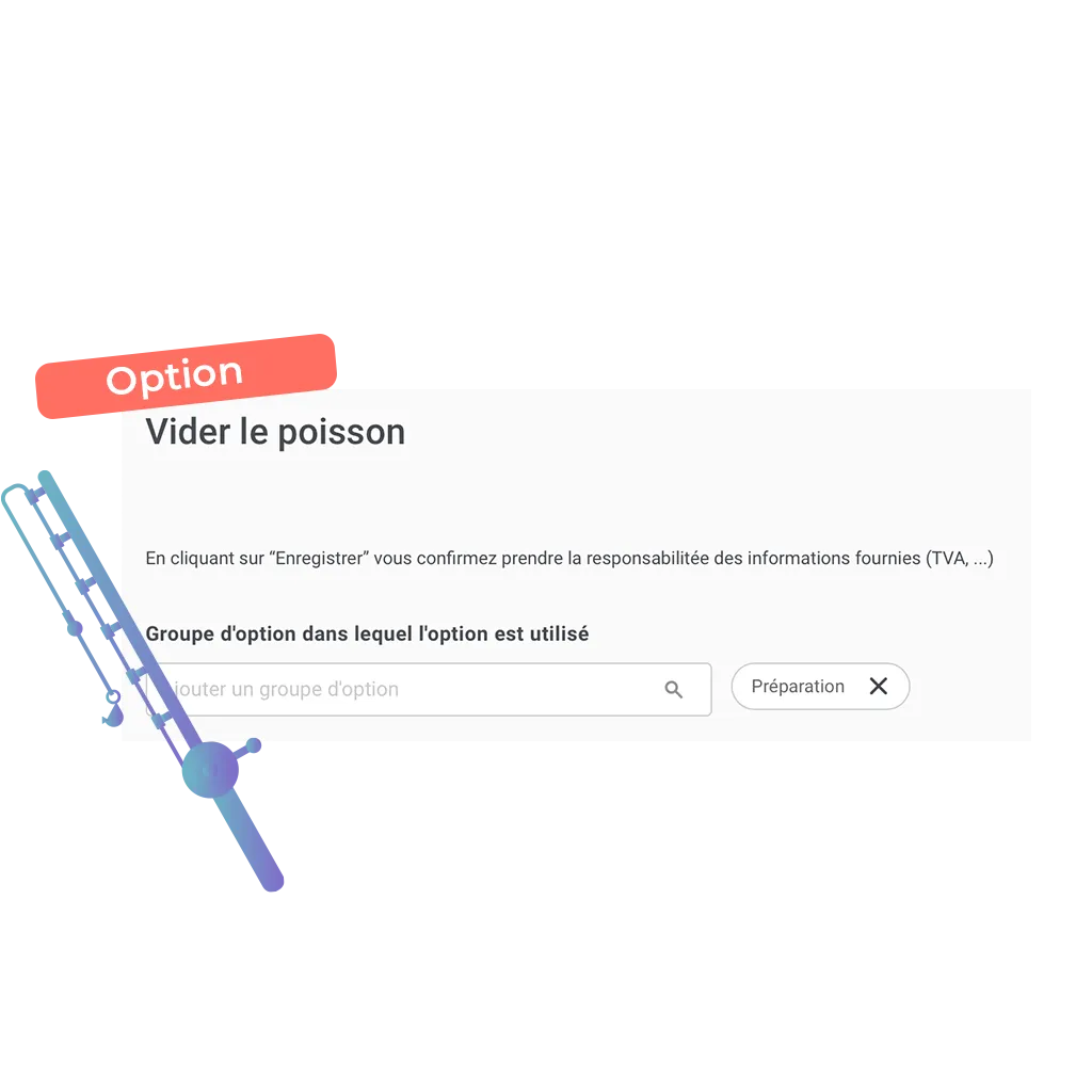 créez plusieurs options à votre boutique en ligne de poissonnerie