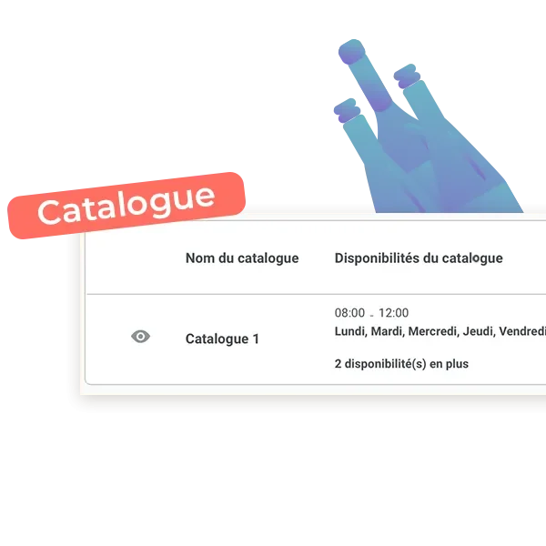 exemple de catalogue possible de créez sur une boutique en ligne de caviste achil