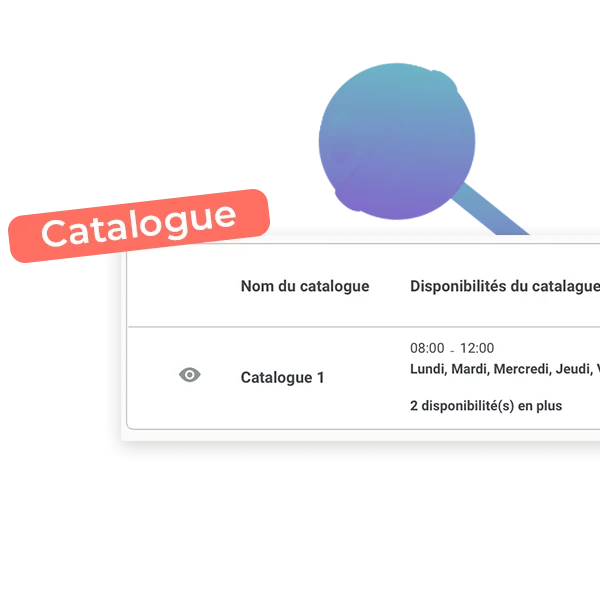 exemple de catalogue possible de créez sur une boutique en ligne de confiserie