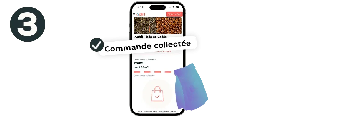 vos clients récupèrent leur commande en ligne thés et cafés